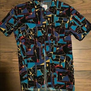 TOPO DESIGNS ECLECTIC GEOMETRIC SHIRT